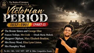 Thumbnail: Victorian Period Part 3 | Bronte Sisters, George Eliot & Victorian Women Novelists
