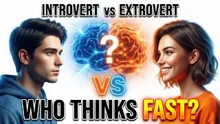 Thumbnail: Introvert vs Extrovert Who Actually Thinks Faster