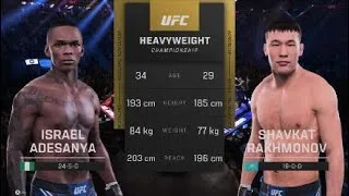 Thumbnail: Israel Adesanya vs Shavakat Rakhmonov Full Fight UFC Fight Night