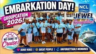 Thumbnail: NCL Jewel Embarkation Day: What It’s Really Like to Cruise on GROUPCATION 2026!