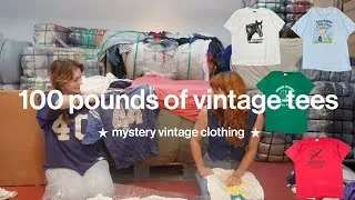 Thumbnail: We Opened 100 Pounds of Vintage Tees!