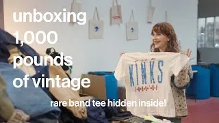 Thumbnail: Unboxing 1,000 Pounds of Vintage | Rare Band Tee Inside!