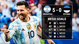 Thumbnail: MESSI 5 GOALS IN 1 MATCH VS EURO TEAM [ Full Match ]
