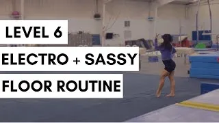 Thumbnail: Electro + Sassy Gymnastics Floor Routine | Taylor Krippner