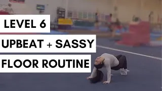 Thumbnail: Electro + Sassy Gymnastics Floor Routine | Taylor Krippner