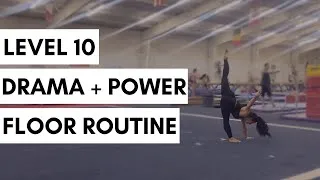 Thumbnail: Drama + Power Gymnastics Floor Routine | Taylor Krippner