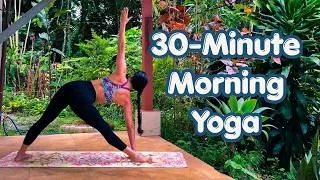 Thumbnail: 30-Minute Morning Yoga Flow | Energizing Full Body Practice to Wake Up & Feel Amazing