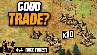 Thumbnail: I Built 10 Mangonels For ONE Rage Forest Fight
