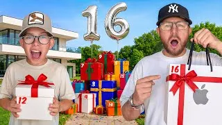 Thumbnail: Giving My Son 16 Gifts For His 16th BIRTHDAY!