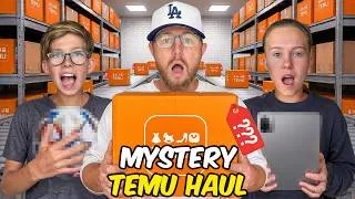 Thumbnail: We bought MYSTERY BOX of Temu items!