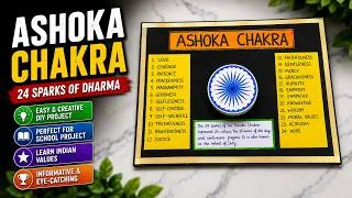 Thumbnail: How to Make a Realistic 3D Ashoka Chakra (Step-by-Step) | Simple Way to Make 3D Ashoka Chakra Model