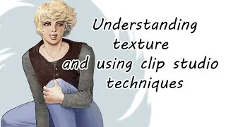 Thumbnail: Drawing clothing textures .  tutorial clip part 2