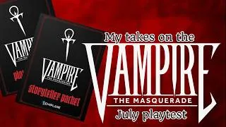 Thumbnail: My takes on the Vampire: the Masquerade V6 Playtest