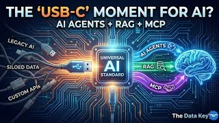 Thumbnail: MCP vs RAG vs AI Agents: The "USB-C" Moment for Artificial Intelligence | AI Agent Sack | #mcp #ai 