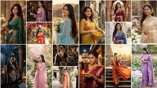 Thumbnail: ❤️🔥70+ Traditional saree DP poses|💞🧿 Beautiful AI ethnic girl poses in saree 😍💘| THE FASHIONISTA 💖🪄|