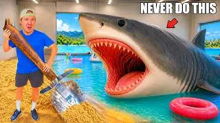 Thumbnail: I Built a Giant Beach Ecosystem in My Warehouse! (with 112 creatures)