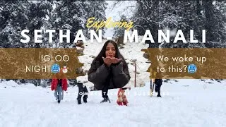 Thumbnail: This Trip Turned Into a Dream 😭❄️ Igloo Stay + Unexpected Snowfall | Manali Vlog Day 2