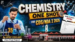 Thumbnail: Complete Chemistry In One Class || For Every Exam NDA/CDS/SSC 2026 || Every Concept || By CDS AIR 1