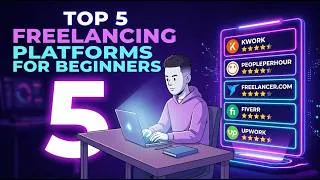 Thumbnail: 5 Freelancing Platforms for Beginners (Start Earning Today!)