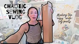 Thumbnail: I Don't Know What I'm Doing But I'm Doing It | Chaotic Sewing Vlog
