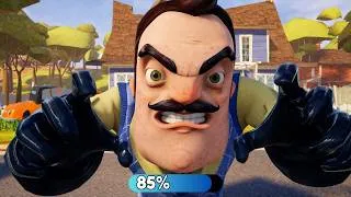 Thumbnail: Hello Neighbour 100% SPEEDRUN RACE