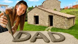 Thumbnail: We CONCRETED my dad’s house and changed EVERYTHING!