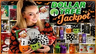 Thumbnail: DOLLAR TREE JACKPOT! 🎃🍂🎄 NEW Halloween, Fall & Christmas 2026 Finds!