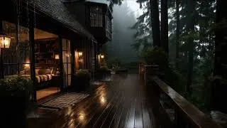 Thumbnail: Peaceful Forest Cabin Rain 🌲 | Natural Rain Sounds for Deep Sleep