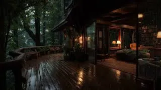 Thumbnail: Forest Cabin Rain Sounds 🌲 | Peaceful Rain for Deep Sleep & Relaxation