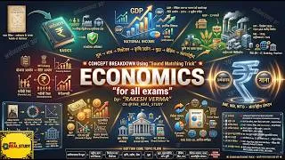 Thumbnail: ECONOMICS One Shot for All Competitive Exams | Indian Economy Full Revision 2026