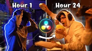 Thumbnail: I tried DaVinci for 24 Hours | Video Editing in DaVinci Resolve as a Beginner