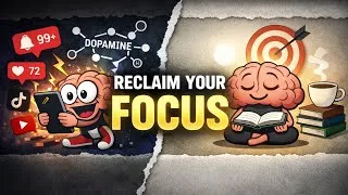 Thumbnail: The Dopamine Trap That’s Destroying Your Focus 