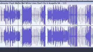 Thumbnail: Grandmaster Flash Mellie Mel White Lines Don't Do it Acapella 9A - 115