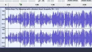 Thumbnail: Alicia Keys Try Sleeping with a Broken Heart Acapella 7B - 111
