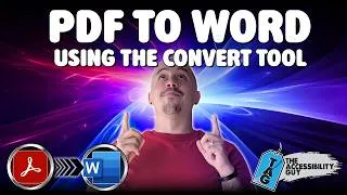 Thumbnail: How to convert from PDF To Word using the Convert Tool | Adobe Acrobat Pro DC