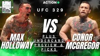 Thumbnail: Conor McGregor vs. Max Holloway Predictions & Best Bets | UFC 329
