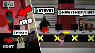 Thumbnail: I Trolled the Judges by playing "Flint And Steel, Chicken Jockey" in Roblox Talent Show...