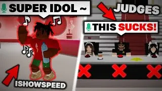 Thumbnail: I Played SUPER IDOL as ISHOWSPEED in a Roblox Talent Show.. Then This Happened