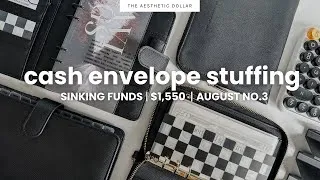 Thumbnail: Cash Envelope Stuffing ✨💵☕️ $1,550 | August No.3