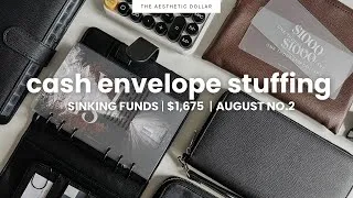 Thumbnail: Cash Envelope Stuffing ✨💵☕️ $1,675 | August No.2