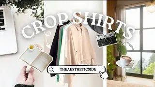 Thumbnail: Cute trendy crop shirts for women 🌷#shirts #womenwear #fyp Comment for the link 🖇️
