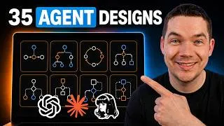 Thumbnail: Learn Every AI Agent Pattern From One Video (I Actually Ran All 35)