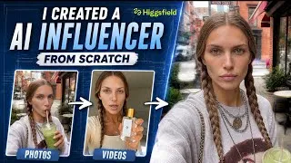 Thumbnail: I Created a Realistic AI Influencer From Scratch | Consistent Character, Photos & Videos