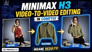 Thumbnail: MiniMax H3 Video-to-Video Editing is INSANE | Full ComfyUI Tutorial