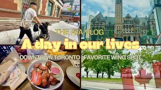 Thumbnail: Day in our Lives 🇨🇦 Downtown Toronto Errands. Life in Canada.