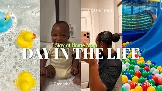Thumbnail: A REALISTIC DAY IN THE LIFE OF A 26 YR OLD MOMIProductive Routine + Honest Mom Moment + Bad Hair Day