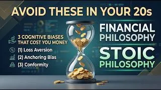 Thumbnail: Money Mistakes? Financial Philosophy: 3 Cognitive Biases That Cost Your 20s BEFORE 30 Hits.