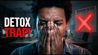 Thumbnail: Easy digital detox DESTROYS focus: the "weekend offline" trap melting your mind