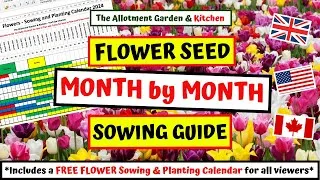 Thumbnail: Your Month by Month Flower Sowing Calendar Unveiled! (Useful for all Growing Zones & Climates) #138