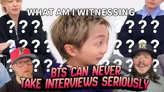 Thumbnail: BTS can never take interviews seriously | chaos awaits…. REACTION